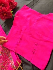 Stunning Pink Lehenga Choli Set