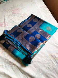 Premium Kanjeevaram Silk with blouse piece