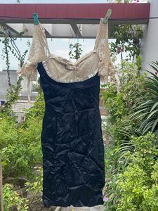 Elegant Black Lace Dress