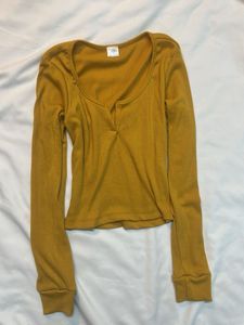 Mustard Long Sleeve Top