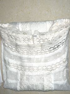 Lace Detail White Top