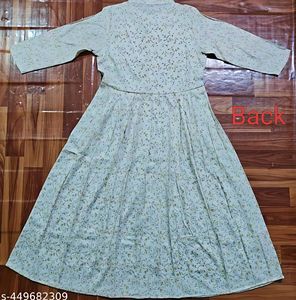 Green Floral Print Midi Dress