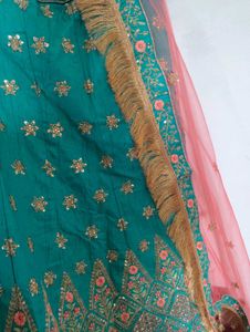 Elegant Teal Lehenga Choli