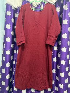 Maroon Kurta Set with Dupatta
