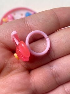 Pack Of 18 Kids Rings🍓🎀🌸
