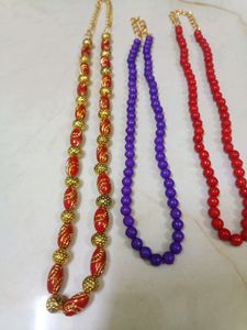 Pack Of 3 Beautiful Beads Maala📿