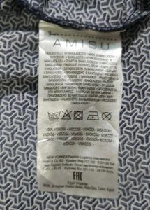 Amisu Geometric Print Sleeveless Blouse