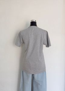 Grey Graphic Print T-Shirt