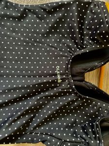 Classic Black Polka Dot Swimsuit