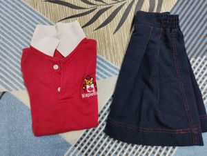 Tees- Skirt Uniform Set