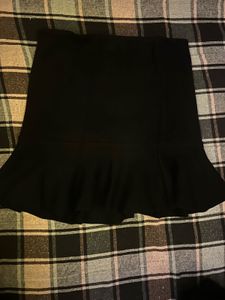 Black Ruffle Skirt