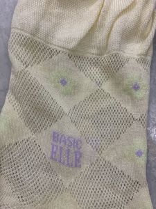 Elle Argyle Pattern Socks