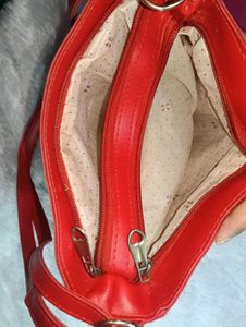 Cute Red Crossbody Bag with Tassels