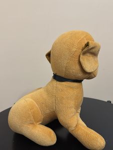 Brown dog soft toy