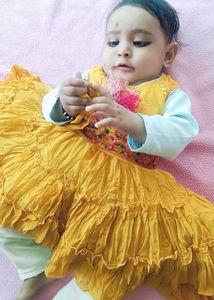 Adorable Girls' Festive Dress