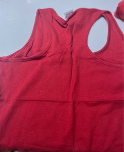 Red Racerback Tank Top