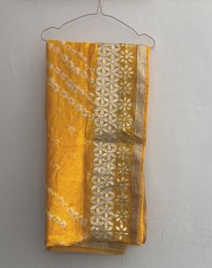 Bandhani Gota Patti Dupatta