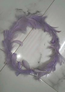Lavender Feather Headband