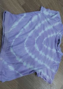 Cute Tie-Dye Crop T-Shirt