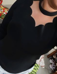 Aahwan Black Choker Top