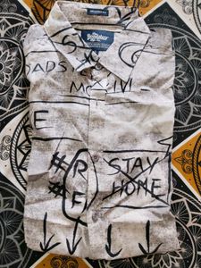 Roadster Graffiti Print Shirt + Jeans