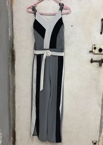 Chic Striped Wide-Leg Jumpsuit