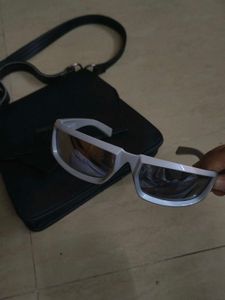 y2k silver sunglasses