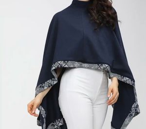 Stylish Navy Blue Cape