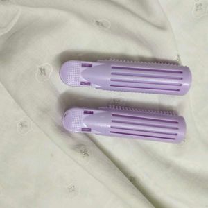 Purple Hair Rollers (Set of 2)