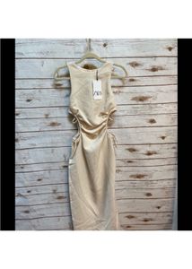 Zara Limited Edition Cutout Midi Dress