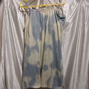 Tie-Dye Spaghetti Strap Mini Dress