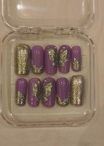 💜 LAVENDER WINGS 🪽 Handmade Press-on