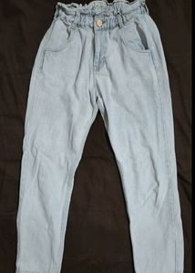 Paper Bag Mom Jeans