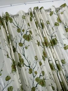 Botanical Print Curtains pack of 4
