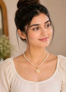 Elegant Pearl Necklace with Pendant