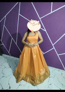 Elegant Orange  gown