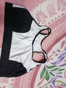 Black &amp; White Sports Bra