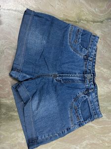 denim shorts