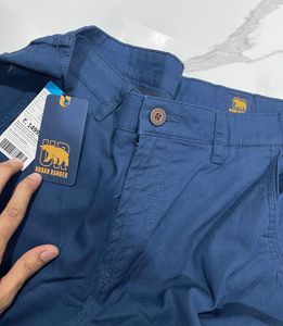 New Urban Ranger by Pantaloons Navy Blue Trousers