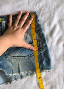 Light Wash Denim Shorts