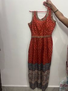 Rust Kurta Set