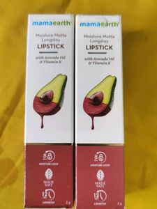 1+1free Mamaearth Moisture Matte Longstay Lipstick