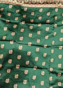 Elegant Green Silk Saree