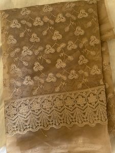 Embroidered Sheer Fabric for blouse