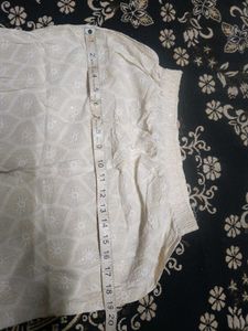 off White Chikankari Embroidered Kurta set