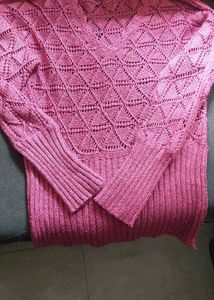 Pink Knit Sweater