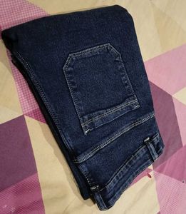 Classic Dark Wash Denim Jeans