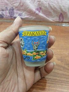 vintage greece shot glass