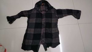 Comfy Plaid Button-Up Shirt