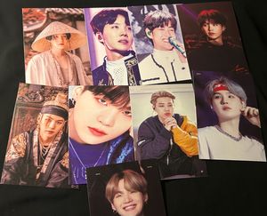 BTS Photos, Polaroids &amp; Magnetic Bookmarks